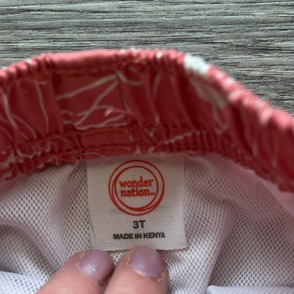 Wonder Nation Surfboard Swim Trunks Salmon Colored Size 3T - Picture 3 of 4